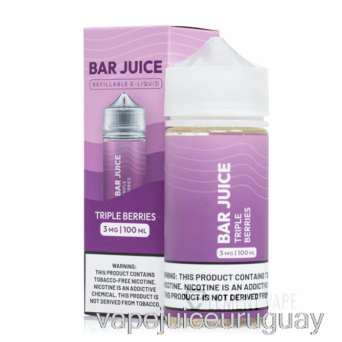 Bayas Triples - Jugo De Barra - 100ml 0mg Vape Uruguay